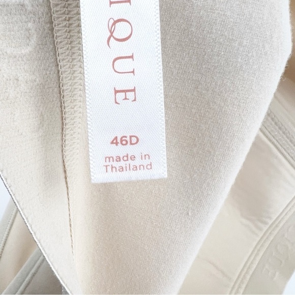 ✅ CACIQUE TAN Cotton Lightly Lined No-Wire Bra SIZE 46D - Picture 7 of 9